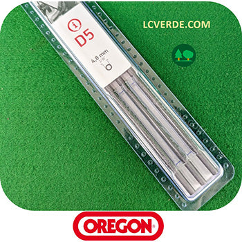 Set 3 pz Lima Tondino Oregon Affilatura Manuale Catena Motosega 4,8 mm Passo .325 accessorio LCVERDE.com
