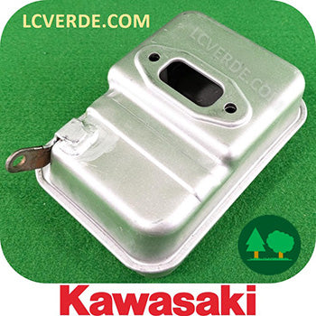 Silenziatore Motore Decespugliatore Kawasaki TJ53 ricambio LCVERDE.com 49069-2454