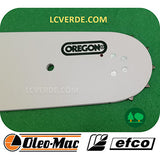 Barra Spranga 46 cm Motosega OleoMac Efco Maglie 68 Passo 3.8 ricambi LCVERDE.com 50310121r spare part