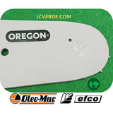 Barra Spranga 51 cm Motosega OleoMac Efco Maglie 78 Passo .325 ricambi LCVERDE.com 50310207r spare part