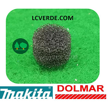 Spugna Filtro Valvola Sfiato Serbatoio Olio Catena Motosega Makita EA3100 EA3100 Dolmar PS310 PS311 ricambi LCVERDE.com