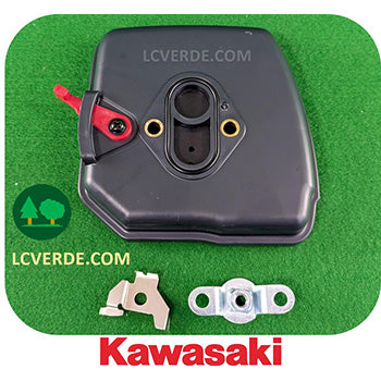 Supporto Filtro Aria e Coperchio Kawasaki Motore Decespugliatore TJ53 ricambi LCVERDE.com 11038-0705