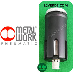 Bicchiere Tazza Filtro Regolatore 3/8" 1/2" Aria Compressa Pneumatica Metal Work ricambi LCVERDE.com