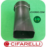 Terminale Tubo Curvo Uscita Bocca Rettangolare Soffiatore Cifarelli BL1200 BL6S ricambio LCVERDE.com 2412201