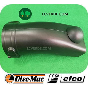 Terminale Tubo Curvo Uscita Bocca Rettangolare Soffiatore OleoMac BV163 BV900 BV901 Efco SA2063 SA9000 SA9010 ricambio LCVERDE.com spare parts