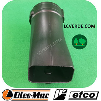Terminale Tubo Curvo Uscita Bocca Rettangolare Soffiatore OleoMac BV163 BV900 BV901 Efco SA2063 SA9000 SA9010 ricambio LCVERDE.com
