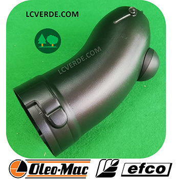 Terminale Tubo Curvo Uscita Bocca Tonda Sferica Soffiatore OleoMac BV163 BV900 BV901 Efco SA2063 SA9000 SA9010 ricambio LCVERDE.com spare part