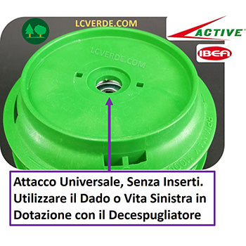 Testina Per Decespugliatore Active 'Batti E Vai' - Ricarica Filo Senza Aprire, Universale, Pomolo In Plastica, Mod. 120 - Foto 6