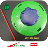 Testina Decespugliatore 120 Pomello Pomolo Plastica Active Ibea Sfalcio Taglio Erba Batti e Vai Decespugliatore LCVERDE.com