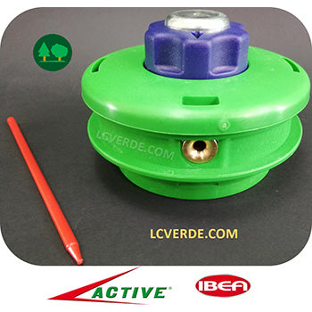 Testina 120 Pomello Pomolo Acciaio Active Ibea Sfalcio Taglio Decespugliatore Erba Batti e Vai LCVERDE.com