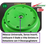 Testina Decespugliatore 120 Rapido Pomello Plastica Active Ibea Sfalcio Taglio Erba Batti e Vai Tap and Go LCVERDE.com