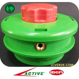 Testina Decespugliatore120 Rapido Pomello Plastica Active Ibea Sfalcio Taglio Erba Batti e Vai Tap and Go LCVERDE.com