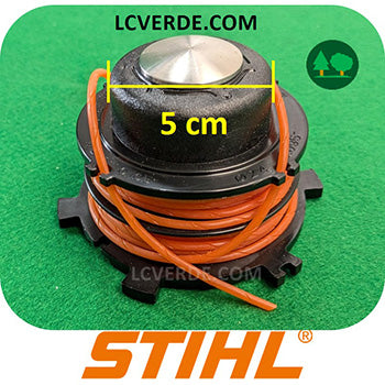 Testina Pomello Bobina Pomolo Rocchetto Metallo Acciaio Long Life Autocut 25-2 27-2 Batti & Vai Decespugliatore Stihl ricambio LCVERDE.com 40027104321