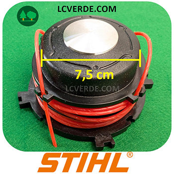 Testina Pomello Bobina Pomolo Rocchetto Metallo Acciaio Long Life Autocut 36-2 46-2 56-2 Batti & Vai Decespugliatore Stihl ricambio LCVERDE.com 40037104310