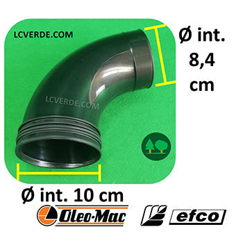 Tubo Curvo Gomito Curva Soffiatore Atomizzatore OleoMac BV900 MB90 MB900 Efco SA9000 AT900 AT9000 ricambi LCVERDE.com 0G23900