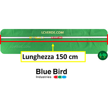 Tubo Esterno Diametro 28 mm Asta Professionale Esterna Decespugliatore BlueBird Kawasaki Honda ricambi LCVERDE.com 571400