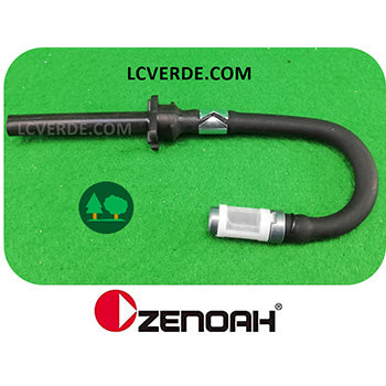 Tubo Filtro Pescaggio Olio Catena Motosega Zenoah G2500 G250 ricambio LCVERDE.com