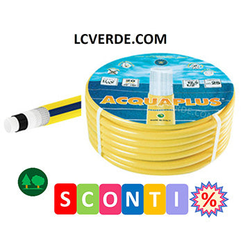 Tubo Giardino Irrigazione Innaffio Piante Alberi Fiori 15 metri acquaplus 19 mm antialga 6 strati LCVERDE.com 6708 Idropulitrice