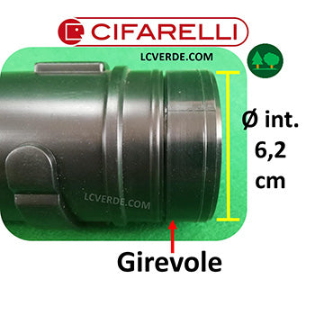 Tubo Girevole con Innesti Soffiaggio Aria Soffiatore Cifarelli BL77F BL3 M88 ricambi LCVERDE.com 2407100 spare part