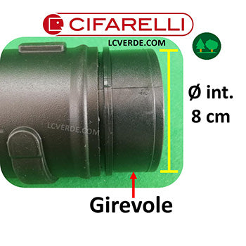 Tubo Innesto Girevole Soffiaggio Aria Soffiatore Cifarelli BL6S BL1200 ricambi LCVERDE.com 2412001 spare part