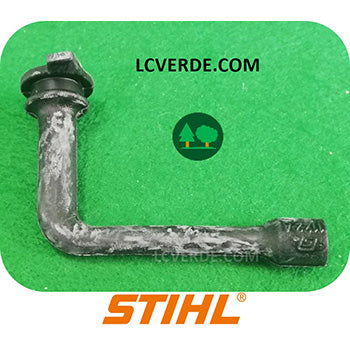 Tubo Pescaggio Olio Catena Serbatoio Motosega Stihl ricambi LCVERDE.com 11226479400