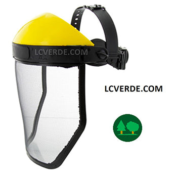 Visiera Schermo Rete Professionale Decespugliatore DPI Dispositivo Protezione Individuale LCVERDE.com 48327