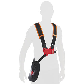 cinghiaggio semiprofessionale doppio tracolla Tecomec decespugliatore accessori abbigliamento LCVERDE.com