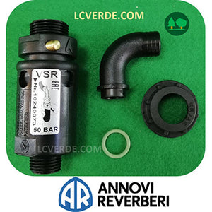 kit valvola sicurezza 50 bar pompa irrorazione Annovi Reverberi AR713 AR813 AR903 AR1053 AR1064 AR1203 AR1604 AR1554 ricambi LCVERDE.com 1434