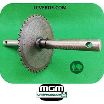 Albero Fresa Assale Zappette Motozappa MGM Lampacrescia DL301 ricambi LCVERDE.com 150162 spare part