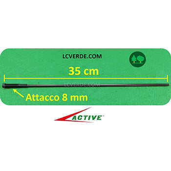 Asta Astina Carbonio Abbacchiatore Scuotitore Elettrico Raccolta Olive Active E35 ricambi LCVERDE.com 24350