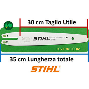 Barra Spranga 30 cm Motosega Stihl  Maglie 64 Passo 1.4 Spessore 1.1 ricambi LCVERDE.com 30050083405 spare parts