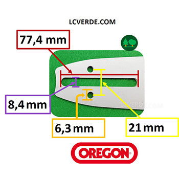 Barra Spranga Oregon 30 cm Motosega Active Ibea ricambio LCVERDE.com 120SDEA041