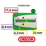 Barra Spranga Oregon 30 cm Motosega Economica Importazione ricambio LCVERDE.com 120SDEA041 spare part
