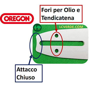 Barra Spranga Oregon 30 cm Motosega OleoMac Efco Shindaiwa Active Ibea Echo Husqvarna Jonsered Makita Dolmar Zenoah Alpina Castor ricambio LCVERDE.com 120SDEA041