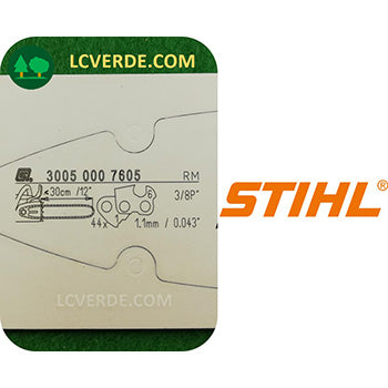 Barra Spranga Rollomatic Mini Light 30 cm Motosega Stihl Maglie 44 Passo 3.8 Piccolo Spessore 1.1 ricambio LCVERDE.com 30050007605 spare parts