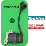 Bobina Elettronica Accensione Corrente Motosega Makita EA3100 EA3110 Dolmar PS310 PS311 ricambio LCVERDE.com 24218