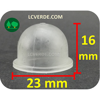 Bulbo Primer Pescaggio Miscela Walbro 188.13 ricambio LCVERDE.com decespugliatore tagliasiepe soffiatore