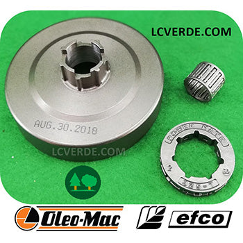 Campana Pignone Rocchetto Anello Motosega OleoMac 956 962 GS630 Efco 156 162 MT6300 ricambi LCVERDE.com 50012050