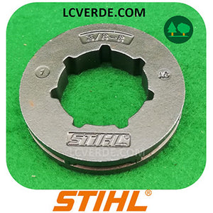 Campana Pignone Rocchetto Anello Motosega Stihl passo 3.8 denti 8 ricambi LCVERDE.com 00006421216