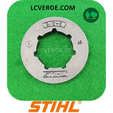 Campana Pignone Rocchetto Anello Motosega Stihl passo 3.8 denti 8 ricambi LCVERDE.com 00006421216 spare part