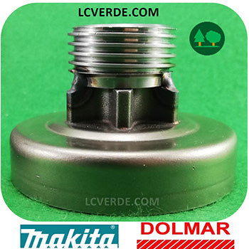Campana Pignone Rocchetto Ingranaggio Vite Senfa Fine Girante Motosega Makita EA3100 EA3110 Dolmar PS310 PS311 ricambi LCVERDE.com 6 denti