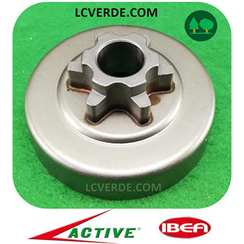 Campana Pignone Rocchetto Motosega Active 28.28 Ibea 3000 ricambi LCVERDE.com 6 denti