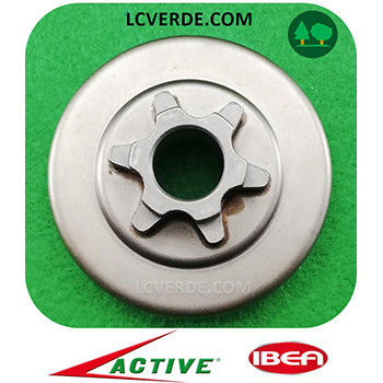 Campana Pignone Rocchetto Motosega Active 28.28 Ibea 3000 ricambi LCVERDE.com 6 denti spare part