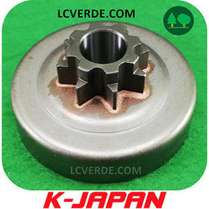 Campana Pignone Rocchetto Motosega K Japan KJCV3101 KJCV3100 ricambi LCVERDE.com 8 denti