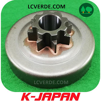 Campana Pignone Rocchetto Motosega K Japan KJCV3101 KJCV3100 ricambi LCVERDE.com 8 denti