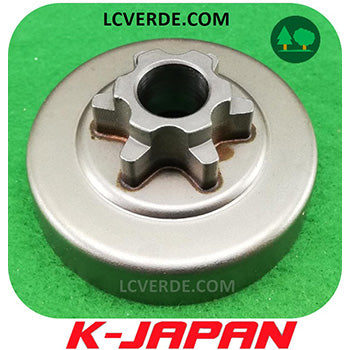 Campana Pignone Rocchetto Motosega KJapan KJCV3100 KJCV3101 ricambi LCVERDE.com 6 denti