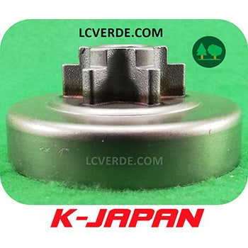 Campana Pignone Rocchetto Motosega KJapan KJCV3100 KJCV3101 ricambio LCVERDE.com 6 denti