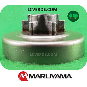 Campana Pignone Rocchetto Motosega Maruyama MCV3101 MCV3100 ricambio LCVERDE.com 6 denti