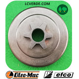 Campana Pignone Rocchetto Motosega OleoMac Efco ricambi LCVERDE.com 50050136a spare part