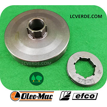 Campana Pignone Rocchetto Motosega OleoMac GSH510 GSH560 Efco MTH5100 MTH5600 ricambi LCVERDE.com 50310193R